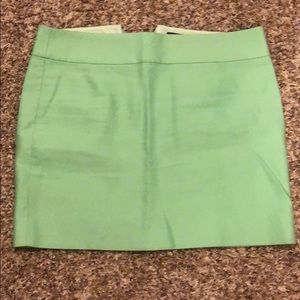 J crew mint green skirt